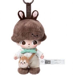 Cute Brown Plush Keychain